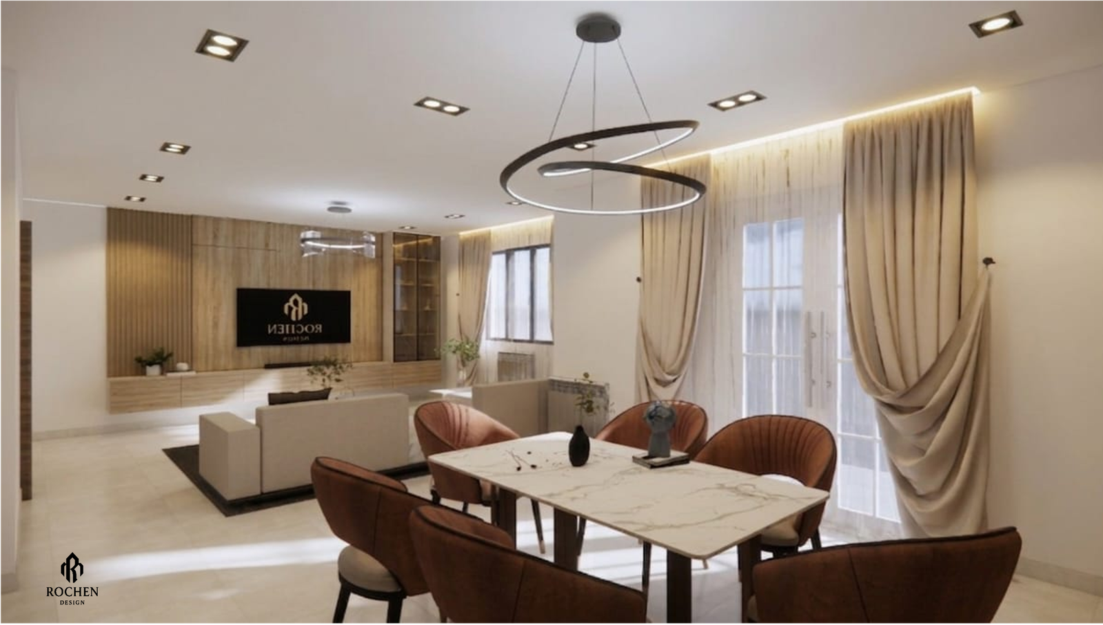 Refined Contemporary Villa Interiors – Constantine - Image 2