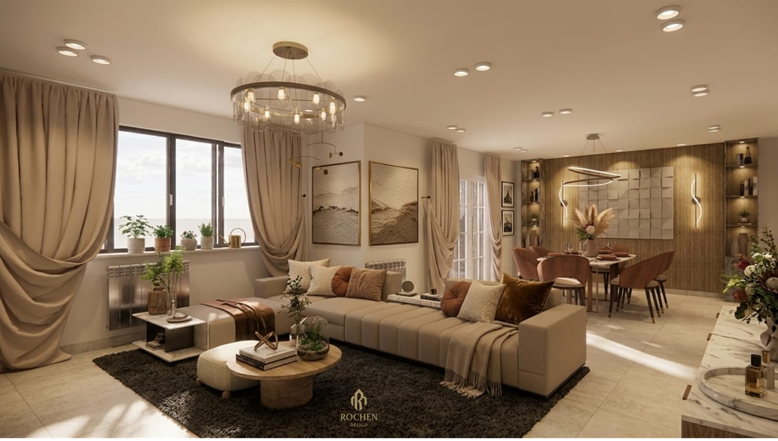 Refined Contemporary Villa Interiors – Constantine