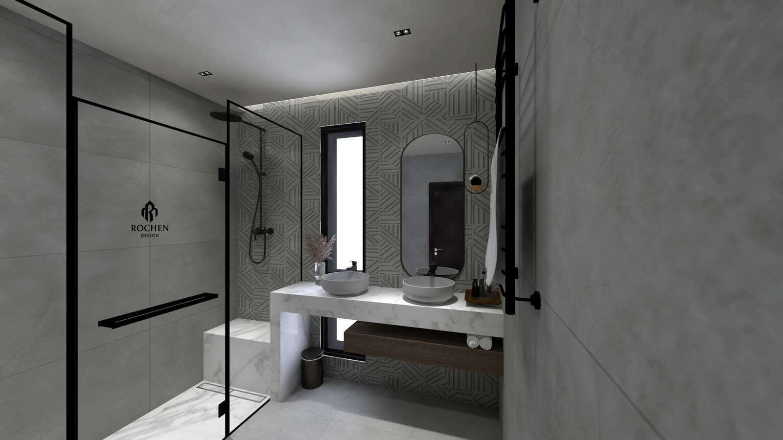 Villa Interior Excellence in El Echatt: A Symphony of Form and Light - Image 13