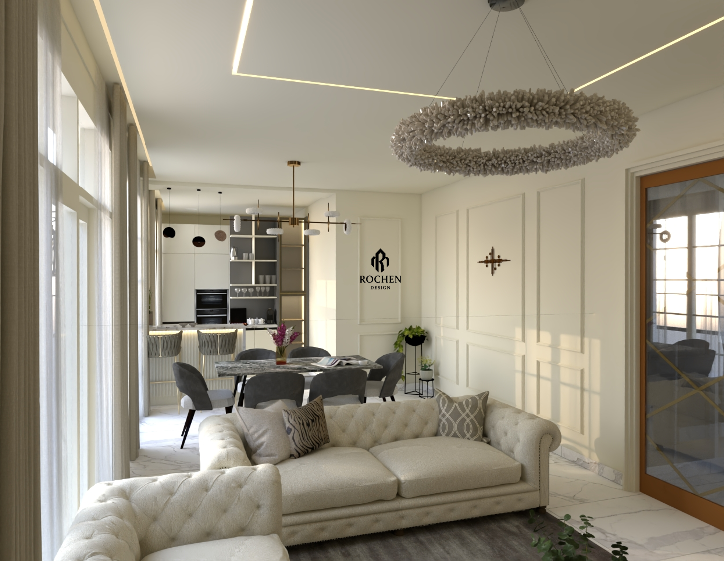 Villa Serenity: Sophisticated Coastal Living _ Two-Storey Villa in El Kala - Image 2