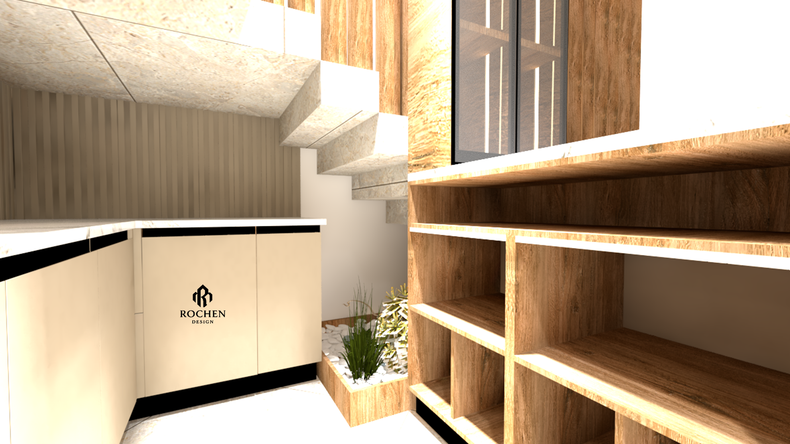 Contemporary Luxury Villa Kitchen Interior Design Project - Image 6
